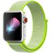 Curea iUni compatibila cu Apple Watch 1/2/3/4/5/6/7, 42mm, Nylon Sport, Woven Strap, Electric Green